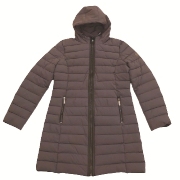 MICHAEL Michael Kors Jackets & Blazers - Michael Michael Kors Packable Coat Gunmetal Large